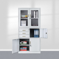 Armoire de rangement de bureau moderne en métal, 3 tiroirs, pour atelier, hôpital, école