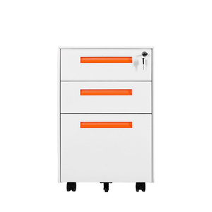 Armoire de classement verticale moderne en acier à 3 tiroirs avec serrure pour la maison, le bureau, la chambre, la banque, l'école, la cuisine, l'hôtel - Approvisionnement direct - Product Image 4