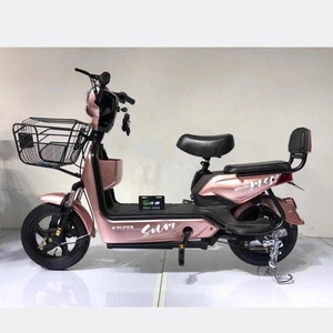 TH007+ Vélo électrique de ville classique à deux places, moteur sans balais chinois pas cher de 350W, 48V 12AH, moteur de moyeu arrière, design électronique - Product Image 6