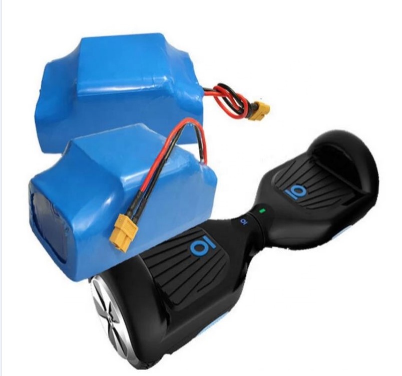 Xahpower Hoverboard oplaadkabel, 42 V 2 A E-scooter, oplader, compatibel met elektrische zelfbalancerende scooter, elektrische scooter met 36 V lithiumbatterijen