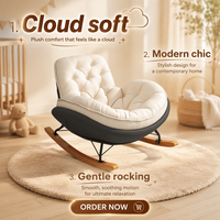 Fauteuil à bascule moderne et simple, fauteuil inclinable, canapé, fauteuil de salon, fauteuil de bureau à domicile, fauteuil de salon pour hôtel, fauteuil de sieste à bascule