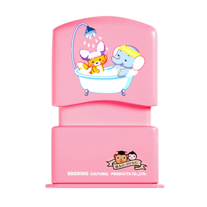 ขายร้อนปรับแต่งเด็กชื่อเสื้อผ้าหมึกพวงกุญแจของเล่นแสตมป์ - Product Image 3