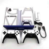 M15 Arcade Game Stick Mini TV Console de jeu portable Manettes de jeu sans fil 64G 20000 + Jeu rétro Sortie HD Deux joueurs pour PS1 Etc.