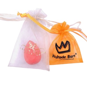 Sacs cadeaux en organza personnalisés, sacs en organza à cordon, sacs en organza 4x6, emballages en organza - Product Image 5
