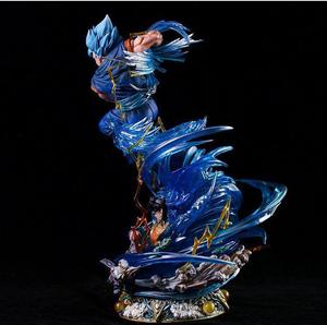 Figura Luminosa de Manga de <span class=keywords><strong>Vegetto</strong></span> 3 Cabezas, Figuras de Dragón BAII Super Saiyan, Modelo Coleccionable de PVC, Juguetes de Anime, 45cm - Product Image 2