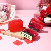 Sabun Minyak Esensial Organik Pemutih Alami Sabun Arang Bambu Mawar Buatan Tangan Sabun Peppermint
