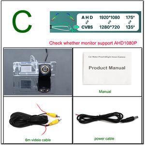 <span class=keywords><strong>Caméra</strong></span> <span class=keywords><strong>de</strong></span> <span class=keywords><strong>recul</strong></span> ccd à 170 °, 1080P, Vision nocturne pour voiture, Renault, Fluence, <span class=keywords><strong>Dacia</strong></span>, <span class=keywords><strong>Duster</strong></span>, Megane 3, Nissan, Terrano - Product Image 6