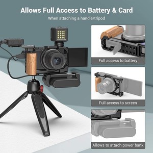 Carcasa Ligera de Aleación de Aluminio <span class=keywords><strong>SmallRig</strong></span> para Sony ZV1, para Vlogging con Trípode, Compatible con 2938 - Product Image 5