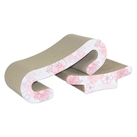 Présentoir personnalisable en carton ondulé pour griffoir à chat, support recyclable en papier pour griffoir pour animaux de compagnie pour magasin de détail