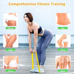 Bande de Résistance pour Fitness et Gymnastique en TPE, Sangle de Yoga pour Entraînement des Jambes et des Fessiers, Bandes d'Exercice - Product Image 3