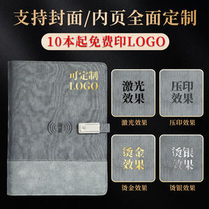ชุดของขวัญสมุดโน้ตหนังแบบกำหนดเอง พร้อมพิมพ์โลโก้ สมุดโน้ตธุรกิจอเนกประสงค์สำหรับสำนักงาน กระดาษดาหลินแบบถอดได้ 80 แกรม - Product Image 5