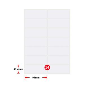 Etiquetas Autoadhesivas Fba 2UP/30UP, Etiquetas de Código de Barras para Impresoras de Inyección de Tinta y Láser A4, Tamaño Personalizado 8.5x11'', Etiquetas de Envío - Product Image 3