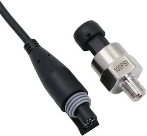 12V cung cấp điện 4-20mA I2C đo đầu ra cảm biến áp suất 100PSI <span class=keywords><strong>300PSI</strong></span> máy phát áp suất không khí cho dầu khí nhiên liệu - Product Image 2