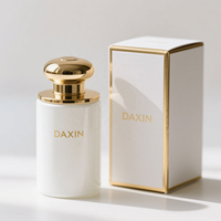 Bouteilles de parfum cylindriques personnalisées de 30ml 50ml bouteille d'atomiseur de parfum en verre d'huile de parfum de voyage rechargeable avec emballage en boîte