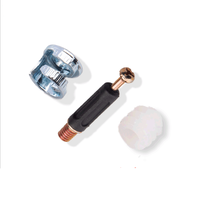 Connecteur d'angle en fer à taux de réachat élevé pour meubles, joint de bois pour connexion à came, vis zinguée