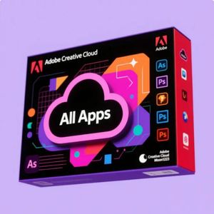 Adobe Creative <span class=keywords><strong>Cloud</strong></span> 2025 Todas las Aplicaciones, Proveedor Más Estable, Suscripción con ID de Correo Electrónico Original, Suscripción de 1 Mes, PC/<span class=keywords><strong>Mac</strong></span>, 2 Dispositivos - Product Image 1