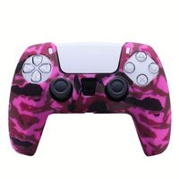 Étui de protection personnalisé pour manette sans fil DualSense PS5, en silicone écologique antidérapant avec poignée en bois, OEM/ODM en stock