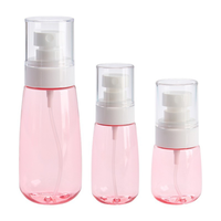 Flacon pulvérisateur vide en plastique, bouteille pour cheveux, Lotion et crème, soins de la peau, rond, PETG, 80/100ml, 1 pièce