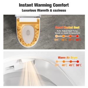 Hiện đại thông minh nhà vệ sinh bát tự động tuôn ra touchless <span class=keywords><strong>WC</strong></span> Set với điều khiển từ xa thông minh closestool cho phòng tắm - Product Image 5