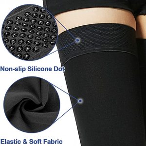 Compports <span class=keywords><strong>classe</strong></span> <span class=keywords><strong>2</strong></span> grande taille grand bout fermé en gros hommes femmes à la mode cuisse haute Compression <span class=keywords><strong>bas</strong></span> - Product Image 5