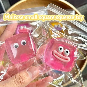 Jouet Squishy Créatif Anti-Stress en Maltose, Mignon, Grandes Yeux, Bouche de Saucisse, Doux, Amusant, à Presser, pour Enfants et Adultes - Product Image 3