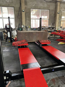 Plateforme élévatrice à ciseaux à quatre poteaux <span class=keywords><strong>de</strong></span> 5 tonnes, élévateur hydraulique <span class=keywords><strong>de</strong></span> 5000 kg pour <span class=keywords><strong>atelier</strong></span> <span class=keywords><strong>de</strong></span> réparation <span class=keywords><strong>automobile</strong></span> - Product Image 2