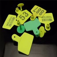 Étiquettes d'oreille RFID miniatures personnalisées et étanches pour l'élevage de bovins/ovins
