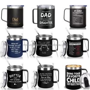 Vaso Térmico de Acero Inoxidable de Doble Pared de 12oz con Asa y Tapa, Ecológico, Clásico, para Regalos Empresariales Personalizados al por Mayor - Product Image 5