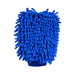 Toalla suave para manos de coche, guante de limpieza de coche de chenilla de microfibra, limpiador de guantes, 20x26cm, 125g, bolsa Opp para lavado de coches + cartón o personalizado - Product Image 6