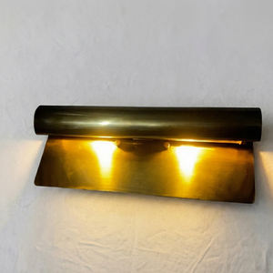Handcrafted Brass <b>Wall</b> <b>Sconce</b> – Minimalist Mid-Century Picture <b>Light</b> - Product Image 1