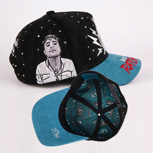 Cappellino da Baseball da uomo in cotone ricamato 3D di alta qualità con bordo curvo 5 pannelli sport Gorras camoscio cappellino da Baseball - Product Image 1