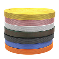 Sangle de sac de sécurité en sangle de sécurité en nylon à rayures inter-couleur personnalisée de 20mm pour textile à la maison et chaussures