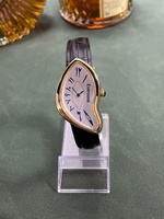 Jam Tangan Pria Boutique Y2K Desain Khusus Bentuk Terlilit Baja Anti Karat Premium Quartz