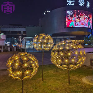 Luz LED para interiores/exteriores de 40 cm, IP65, para calles y centros comerciales, con cambio de color, diseño de diente de león, para decoración navideña. - Product Image 4