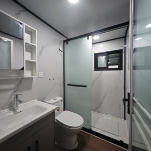 Maison en conteneur extensible de luxe de 20 pieds/40 pieds Maisons préfabriquées prêtes à être expédiées Maison préfabriquée pour hôtels <span class=keywords><strong>Airbnb</strong></span> Matériau en acier - Product Image 3