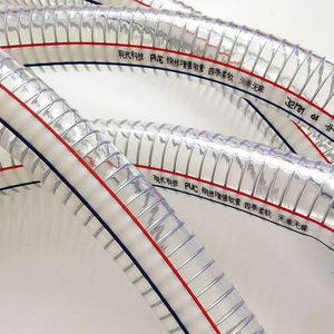Tuyau flexible transparent en PVC renforcé de fil d'acier Yize 32 mm pour l'alimentation en eau, l'huile et le drainage - Product Image 1