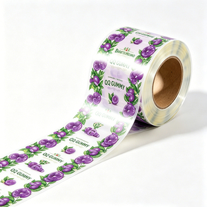 Rouleau de <span class=keywords><strong>film</strong></span> torsadé en cellophane souple irisé de 50 kg, imprimé avec logo personnalisé en usine, pour emballage de bonbons mous et suppléments de fer - Product Image 1