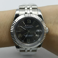 Montre automatique de luxe pour homme avec cadran de 28,5 mm, mouvement automatique, logo SEILOCE, chiffres romains, montre mécanique NH35