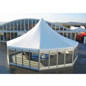 Tente de stockage extérieure robuste à grand cadre en aluminium, imperméable, avec toit incurvé industriel en PVC TFS - Product Image 2