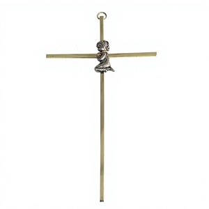 Première Communion Croix Métal Bébé Fille Figure - Product Image 2