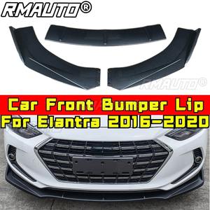 <b>Car</b> Front Bumper Lip Front Bumper Splitter <b>Diffuser</b> Bumper Guard Cover Apron Body Kit <b>For</b> Elantra 2016-2020 <b>Car</b> Accessories - Product Image 2