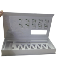 Boîte d'emballage pour stylo Peptid personnalisée avec logo imprimé, écologique, recyclable, imperméable, durable, étiquettes autocollantes, promotion 3ml