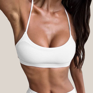 Soutien-gorge de sport pour femmes à forte poitrine, <span class=keywords><strong>ensemble</strong></span> short de sport et soutien-gorge de sport froncé pour femmes - Product Image 5