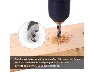 <b>Power</b> <b>Tool</b> Accessories Best Sale 2026 Hss Fully Ground Hex Shank Stubby Drill Bit for Wood Drilling - Product Image 6