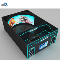 Simulador de Vuelo JiaYi VR Sin Gafas, Simulador de Movimiento de Montaña Rusa 3D para Interiores/Exteriores, Más de 700 Juegos de Realidad Virtual, Capacidad Personalizable