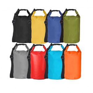 กระเป๋าแห้งพับได้พกพาสะดวก ขนาด 2L 5L 10L 20L 40L กันน้ำ สำหรับเดินทางไปชายหาด ล่องแก่ง เก็บของแห้ง  พร้อมโลโก้พิมพ์ - Product Image 1