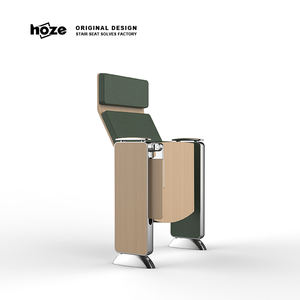 Sedia da Auditorium Moderna HOZE HS-1223S con Funzione Multimediale e Tavoletta Ergonomica per Sale Riunioni Aziendali e Teatri - Product Image 1