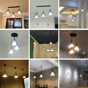 Hiện Đại Trang Trí LED Đèn Chù<span class=keywords><strong>m</strong></span> Cho Nhà Bếp Sắt Năng Lượng Tiết Kiệ<span class=keywords><strong>m</strong></span> Ánh Sáng Nhà Hàng Ánh Sáng Sang Trọng Hiện Đại LED Đèn Chù<span class=keywords><strong>m</strong></span> Bóng - Product Image 6