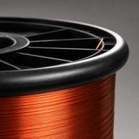 Fil de cuivre émaillé rond magnétique de petite section AWG36 34 32 30 pour micro-senseurs, bobines vocales d'écouteurs