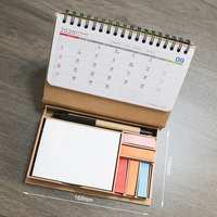 GemFully B2b Calendrier de bureau promotionnel 2026 Noël Calendriers de l'avent personnalisés Bloc mémo Notes autocollantes mignonnes